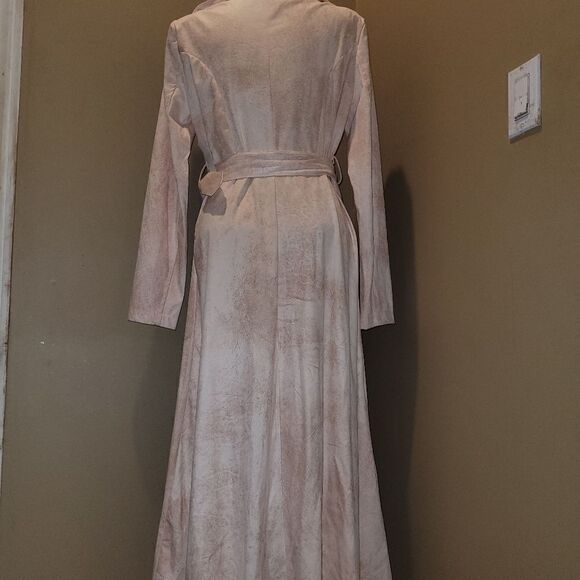 Venus high low faux suede peach jacket - Picture 6 of 7